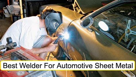 best mig welder for automotive sheet metal|welding 24 gauge sheet metal.